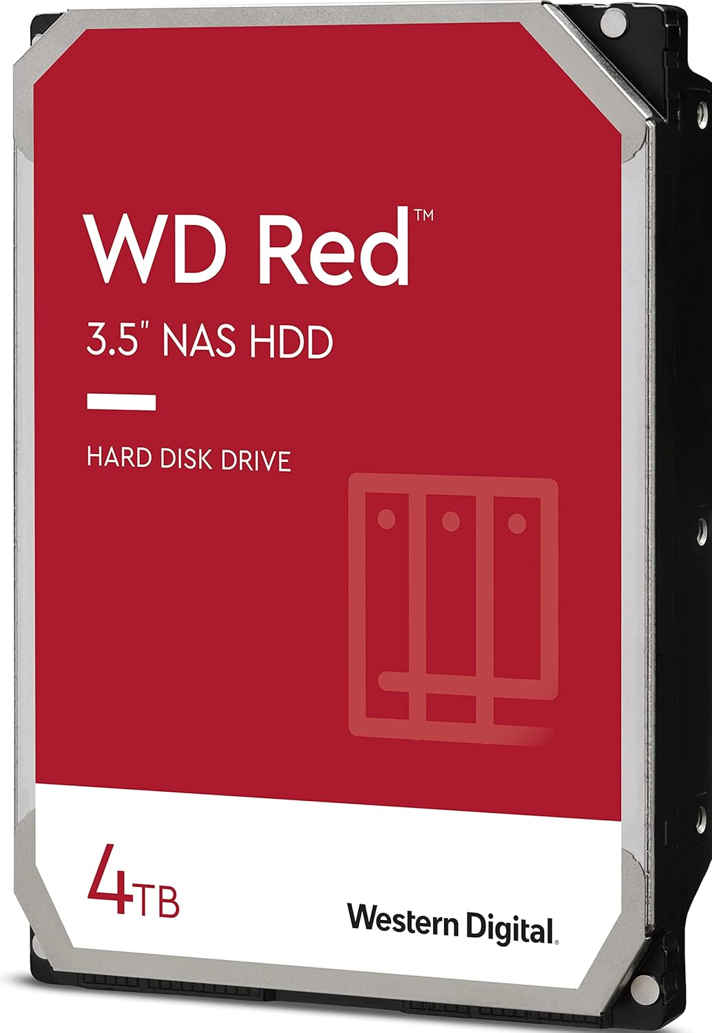 Western Digital 4TB WD Red NAS Internal Hard Drive HDD - 5400 RPM, SATA 6 Gb/s, SMR, 256MB Cache, 3.5" - WD40EFAX