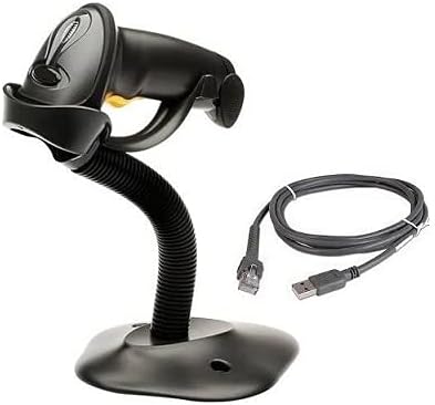 Square Stand, Square Register, Square Terminal Compatible Barcode Scanner | Zebra (Symbol) LS2208 Barcode Scanner with Hands-Free Stand and USB Cable